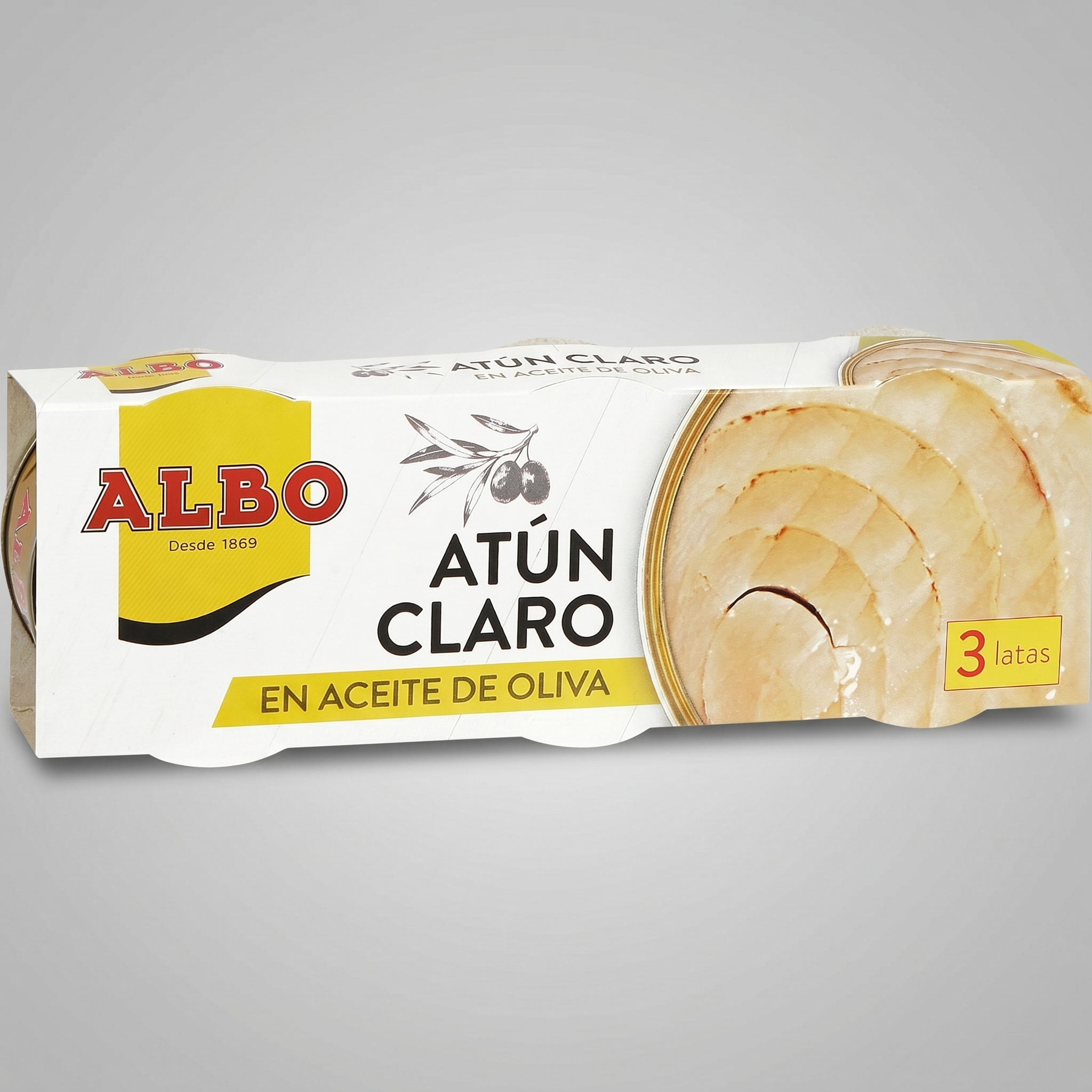 Atún Claro en Aceite de Oliva 3 x 48g