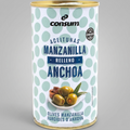 Oliven Manzanilla mit Anchovis 150g
