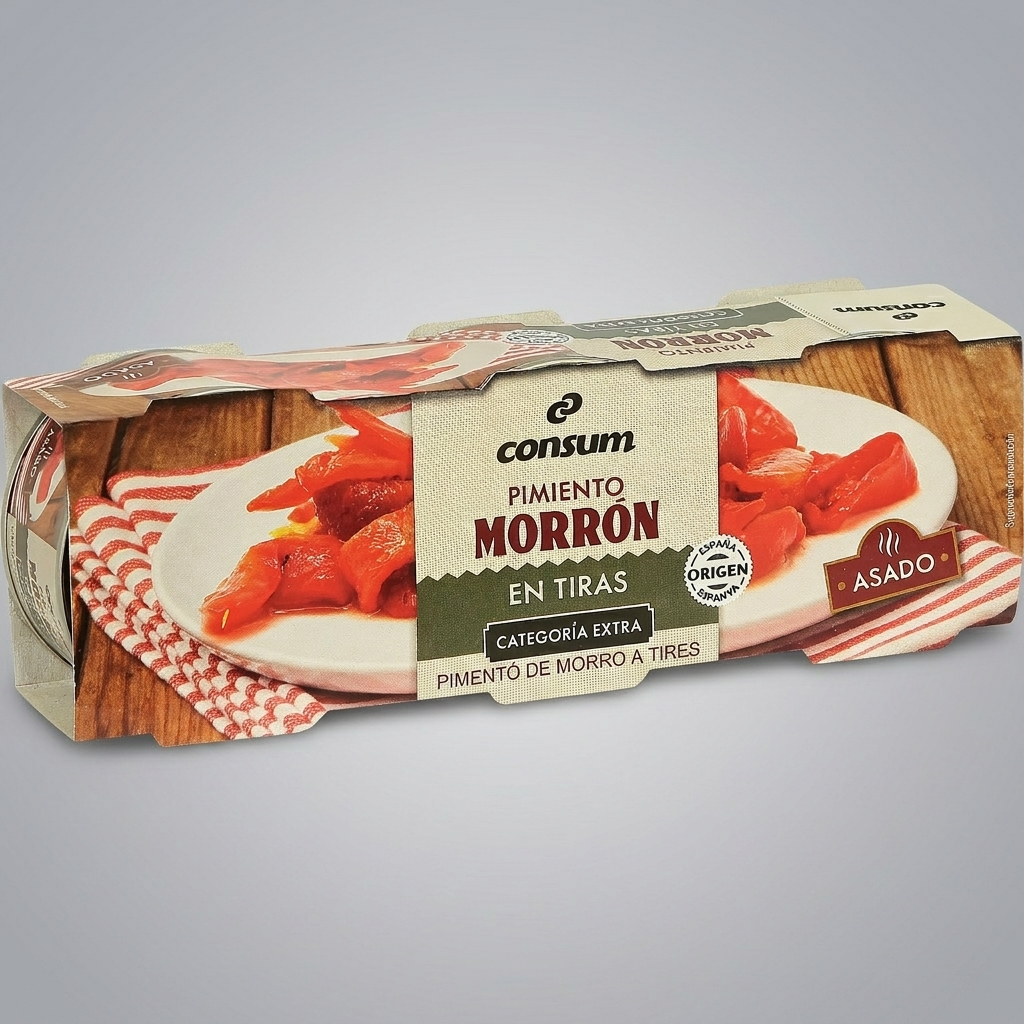 Pimiento Morrón Asado Tiras 3 x 60g